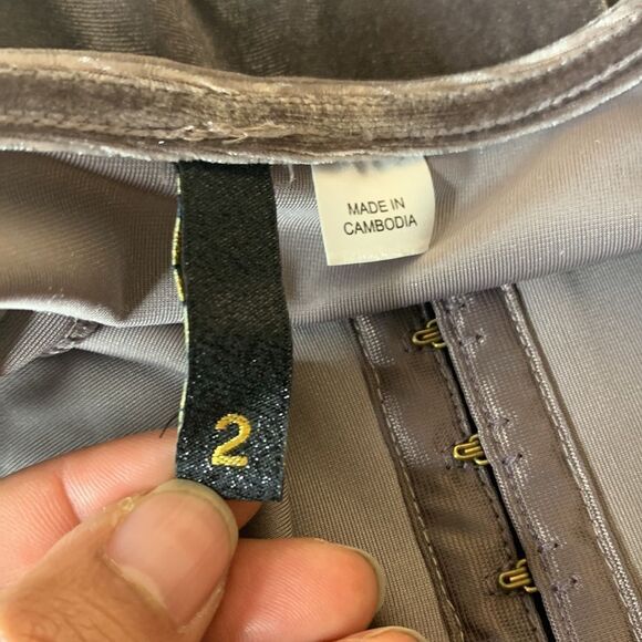 H&M Divided Velvet Bodycon Dress Size 2 - Picture 4 of 14